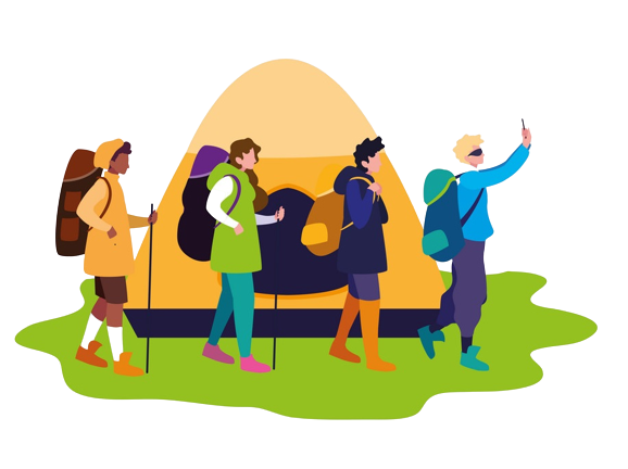 Camping Illustration